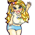pinup girl maedchen olympia-illustration-comic-individuell-cartoons-zeichnungen-mausebaeren
